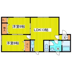 環状通東駅 徒歩26分 2階の物件間取画像